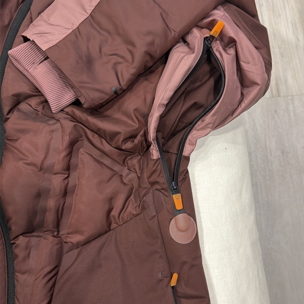 Men's Brown Jacket with Hood - Picture 4 of 14